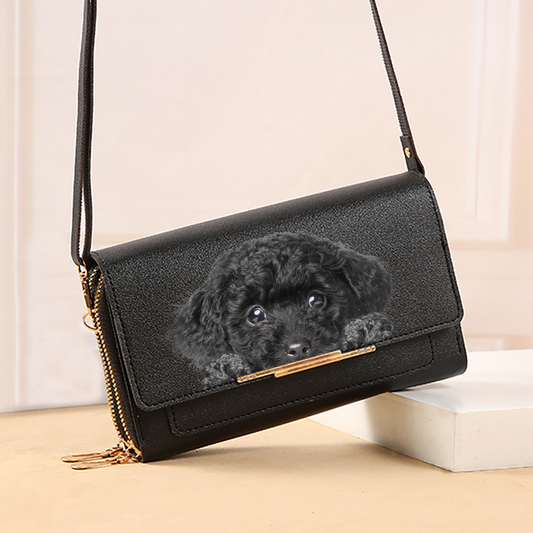 Can You See - Poodle Crossbody Purse Women Clutch V2