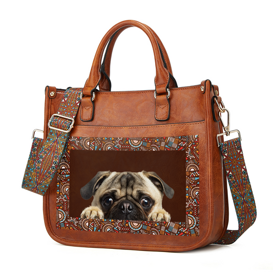 Can You See - Pug Trendy Handbag V1