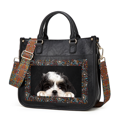 Can You See - Shih Tzu Trendy Handbag V2