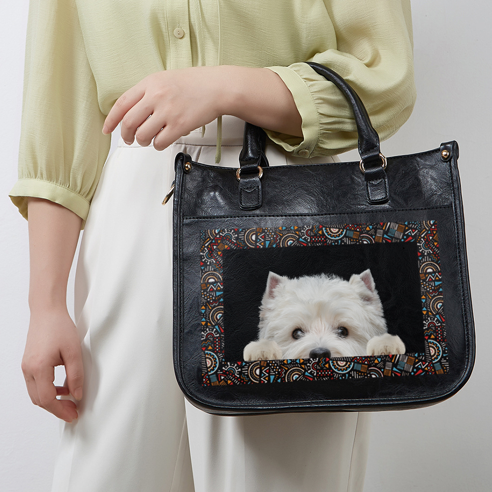Can You See - West Highland White Terrier Trendy Handbag V1