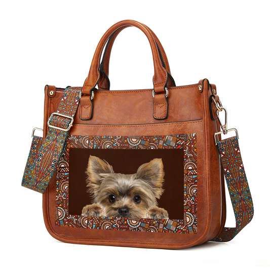 Can You See - Yorkshire Terrier Trendy Handbag V1