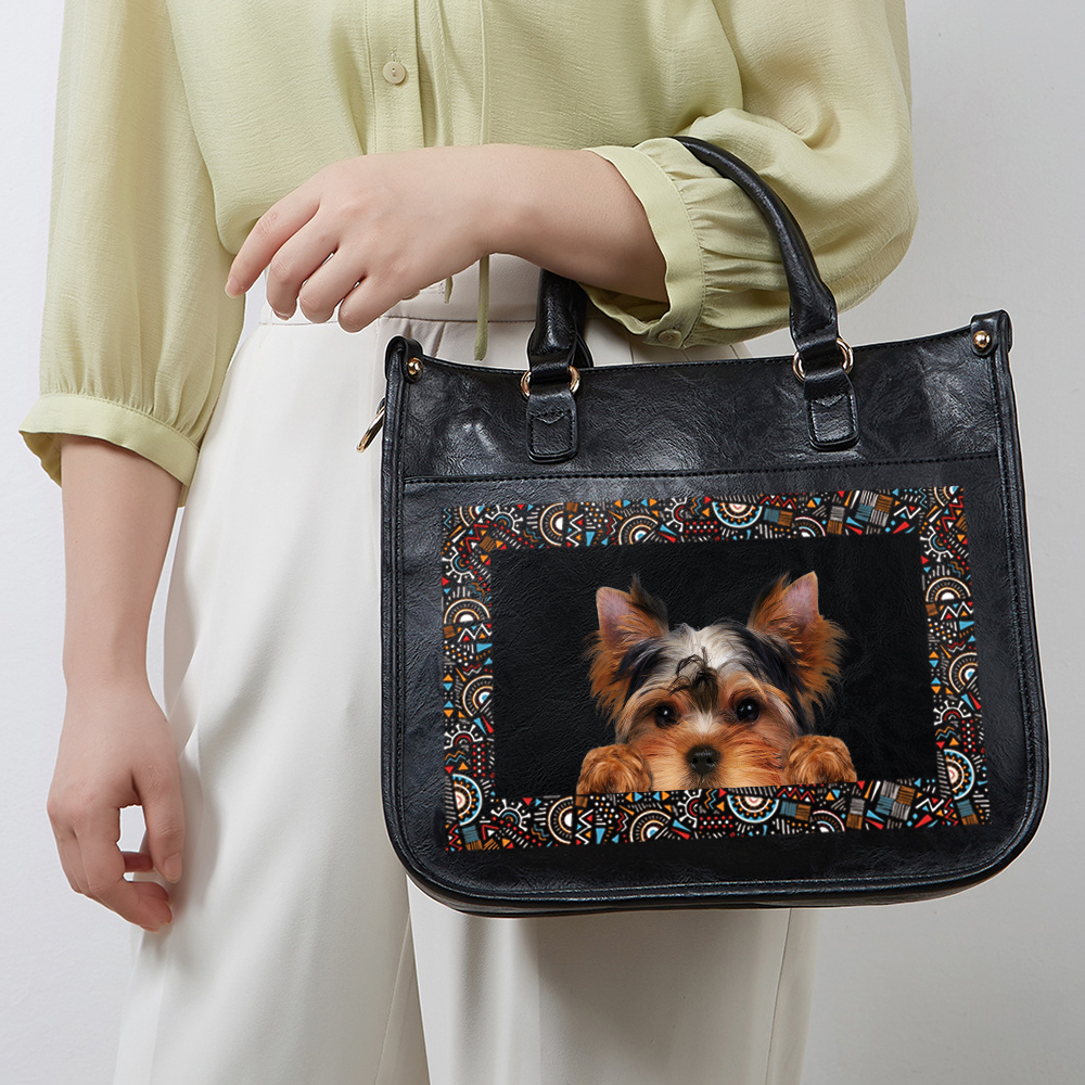 Can You See - Yorkshire Terrier Trendy Handbag V2