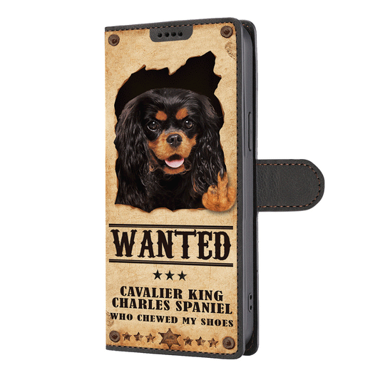 Cavalier King Charles Spaniel Wanted - Fun Wallet Phone Case V3