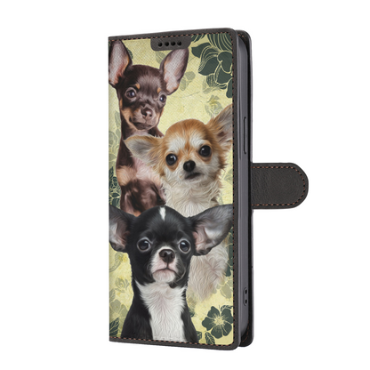Vintage Chihuahua Wallet Case