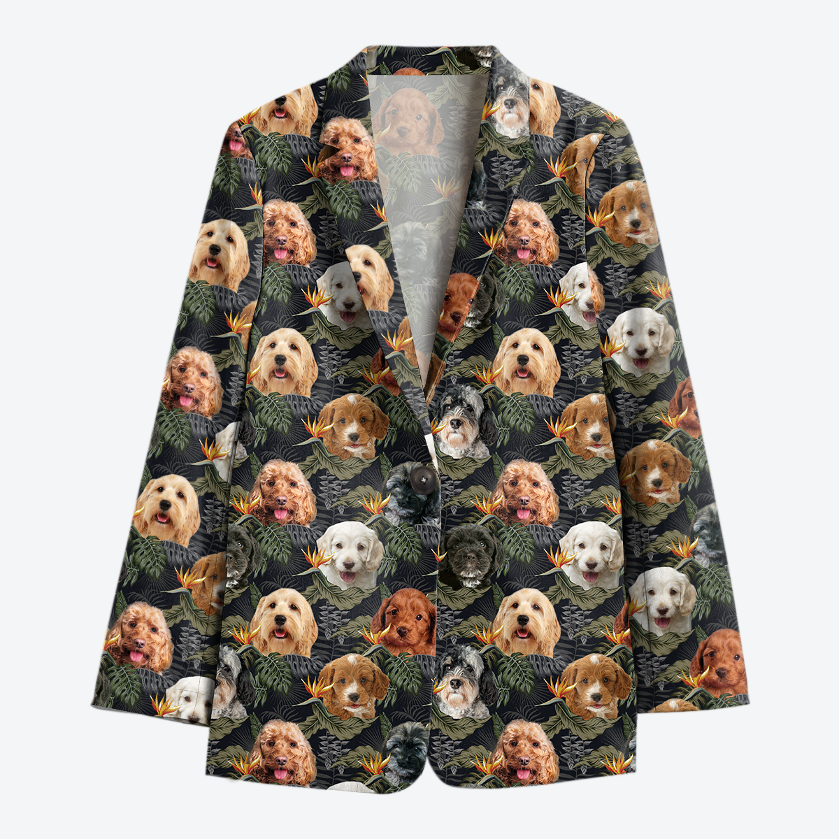 Personalisiertes Hawaiihemd mit dem Foto Ihres Haustieres V37