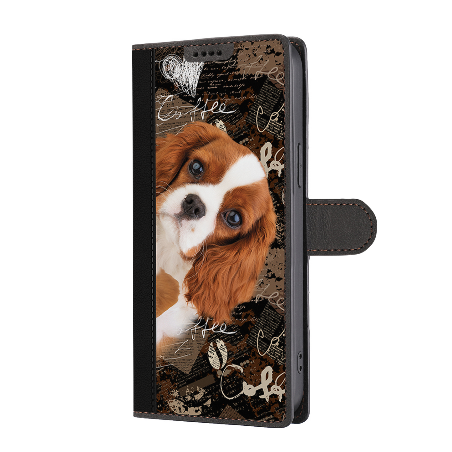 Coffee Letter - Cavalier King Charles Spaniel Wallet Case