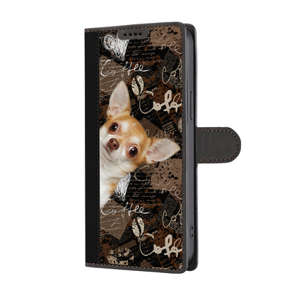 Coffee Letter - Chihuahua Wallet Case