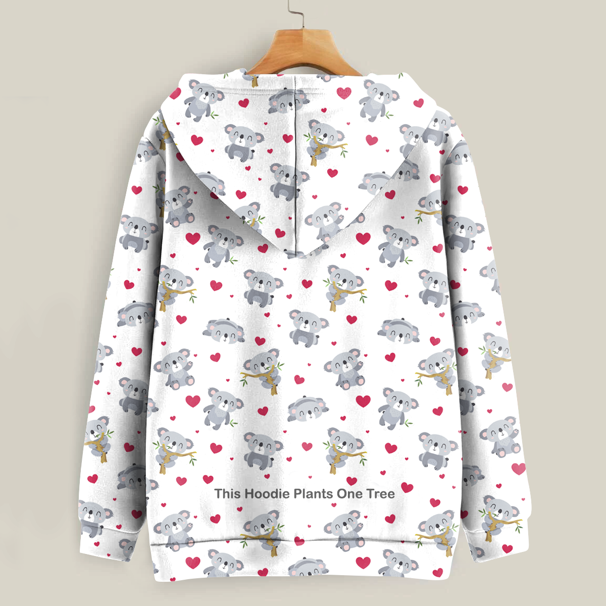 Cute Koala Hoodie V1 - Plants One Tree