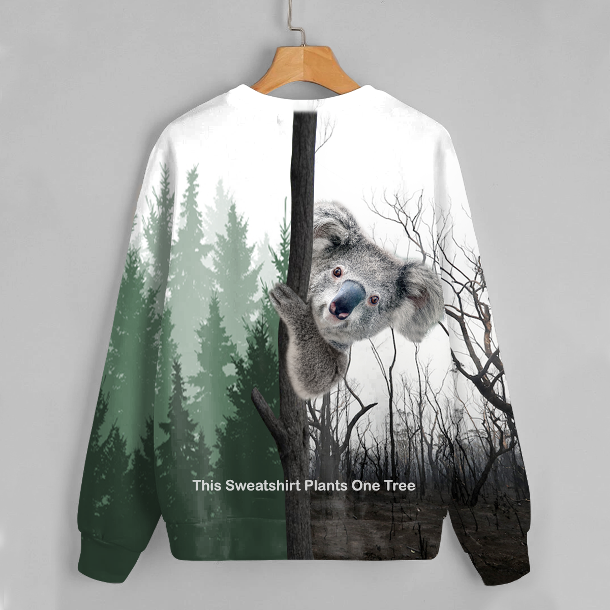 Süßes Koala-Sweatshirt V4 – Plants One Tree