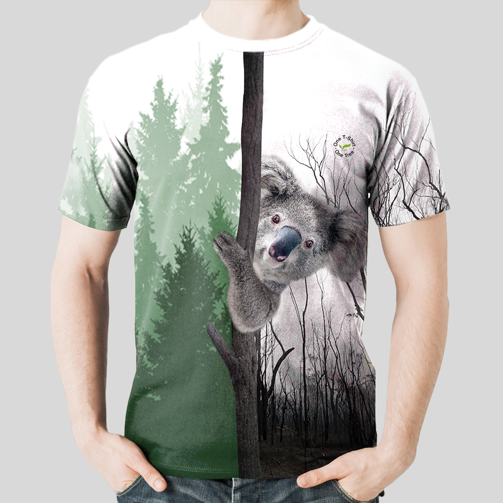 T-Shirt Koala Mignon V1 - Plantes Un Arbre