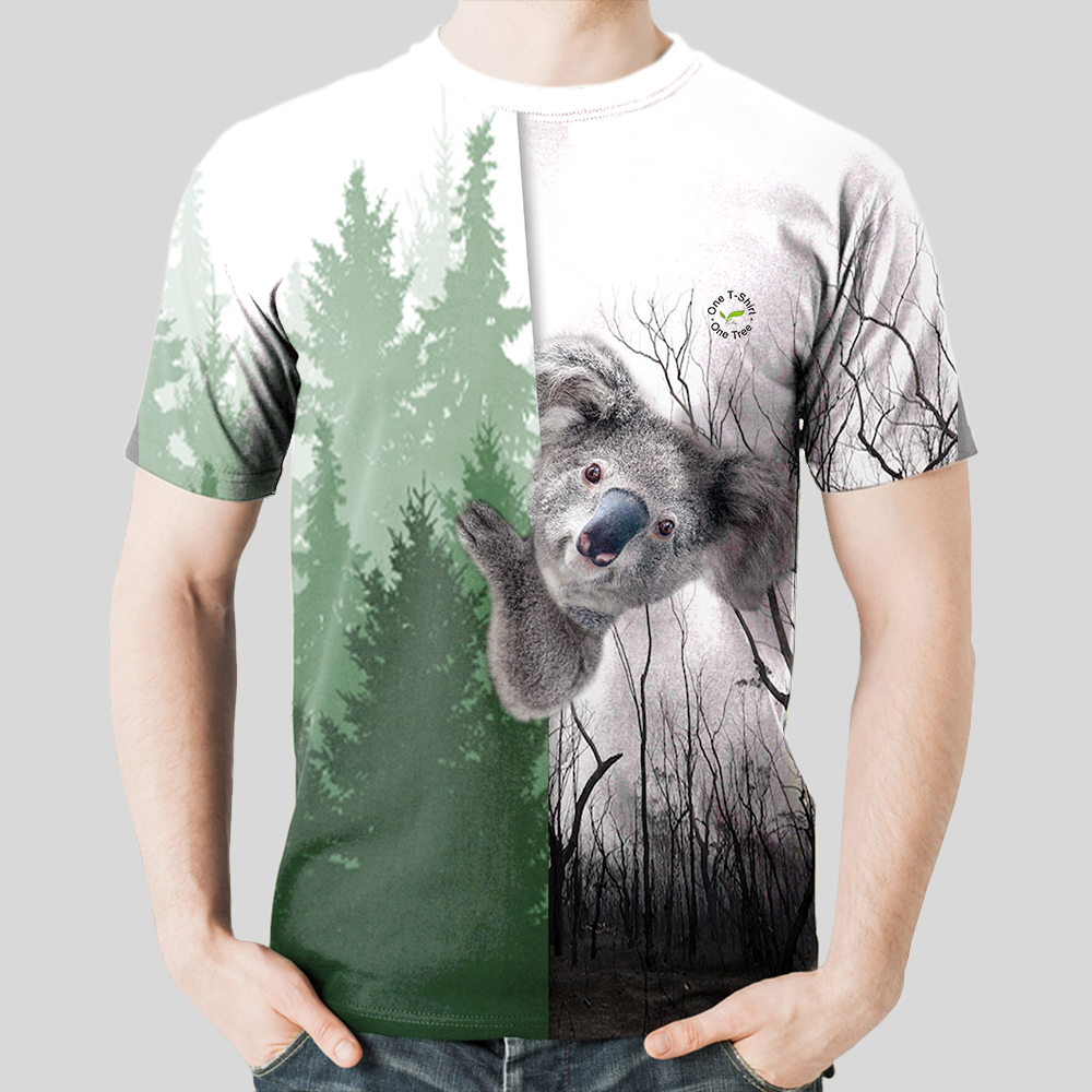 Süßes Koala-T-Shirt V2 – Plants One Tree