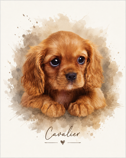 Sac fourre-tout Cavalier King Charles Spaniel V3