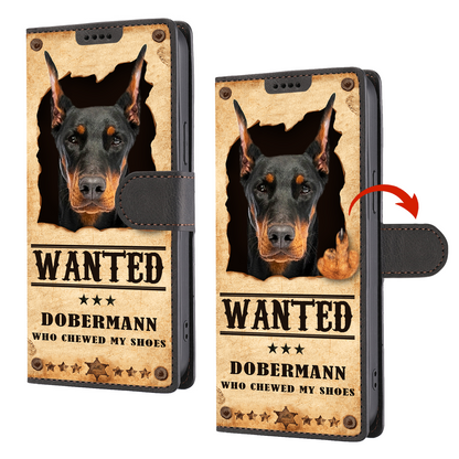 Dobermann Pinscher gesucht - Fun Wallet Phone Case V1