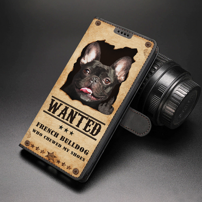 Französische Bulldogge gesucht - Fun Wallet Phone Case V2