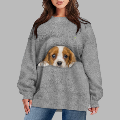 Good Morning Dress Warm – 3D-Druck Cavalier Sweatshirt V1