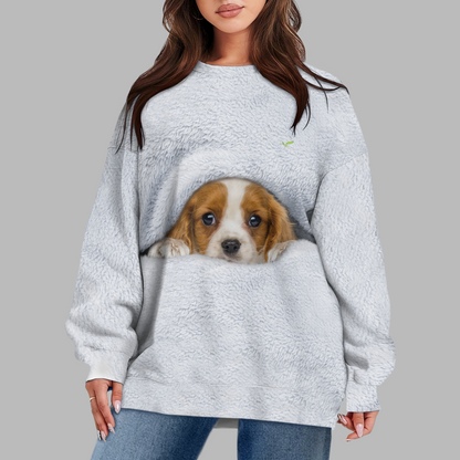 Good Morning Dress Warm - 3D Print Cavalier Sweatshirt V1