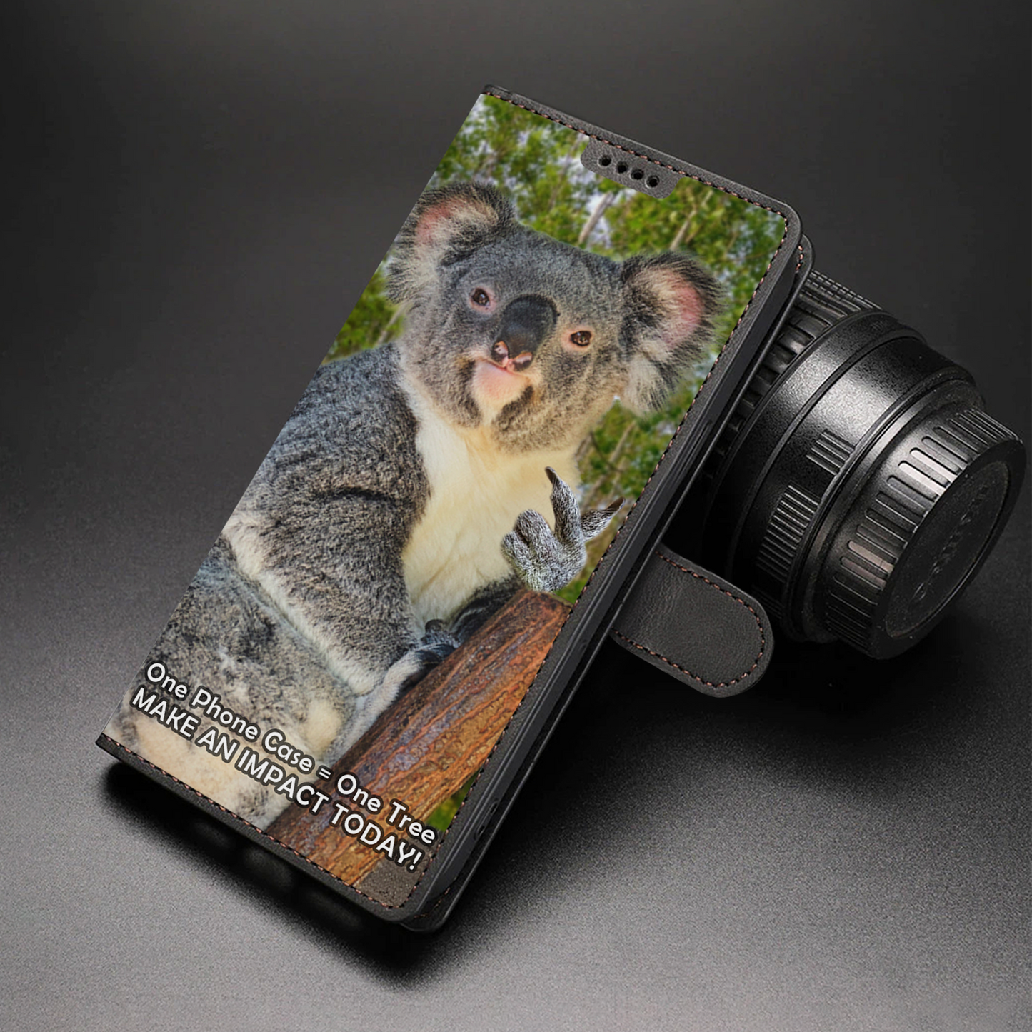 GreenPaws - Koala's Haven Wallet Phone Case V1