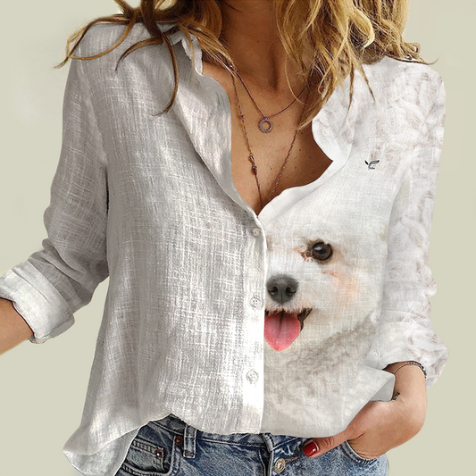 Half Angel Half Bichon Frise - Women Shirt V1