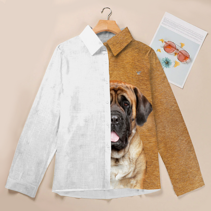 Half Angel Half English Mastiff - Women Shirt V1