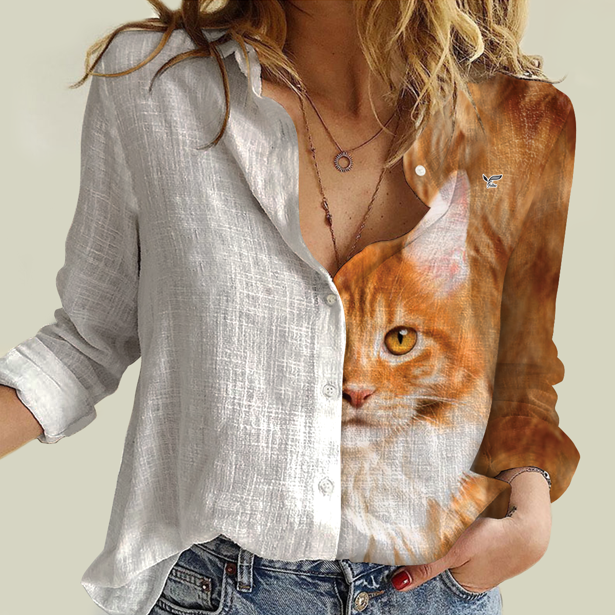 Half Angel Half Maine Coon Cat - Women Shirt V1