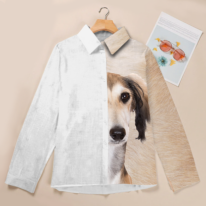 Half Angel Half Saluki - Women Shirt V1