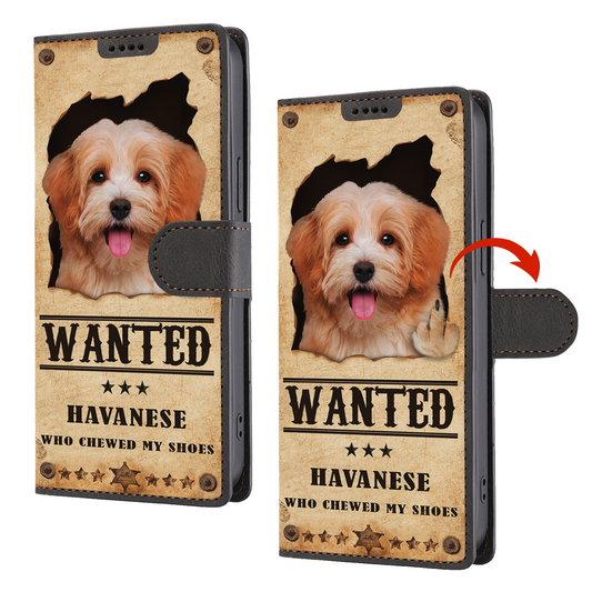 Havaneser Wanted - Fun Brieftasche Handyhülle V2
