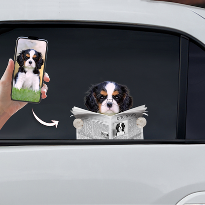 Avez-vous lu l'actualité aujourd'hui - Autocollant personnalisé avec la photo de votre animal