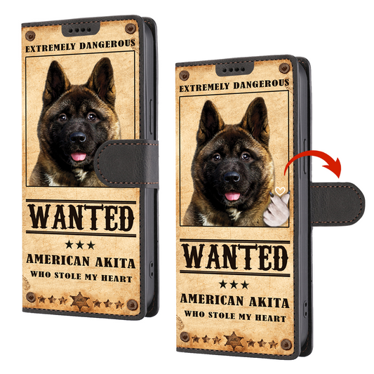 Heart Thief American Akita - Love Inspired Wallet Phone Case V1