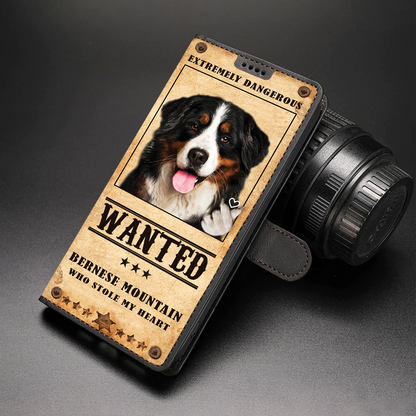 Heart Thief Bernese Mountain - Love Inspired Wallet Phone Case V1