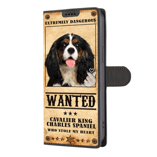 Heart Thief Cavalier King Charles Spaniel - Love Inspired Wallet Phone Case V1