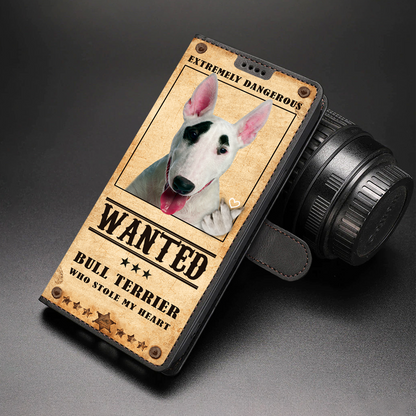 Heart Thief Bull Terrier - Love Inspired Wallet Phone Case V1