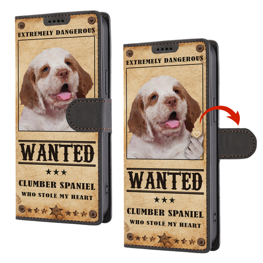 Heart Thief Clumber Spaniel - Love Inspired Wallet Phone Case V1