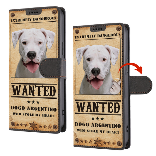 Heart Thief Dogo Argentino - Love Inspired Wallet Phone Case V1