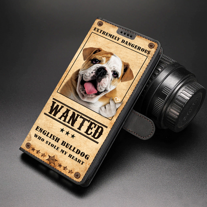Heart Thief English Bulldog - Love Inspired Wallet Phone Case V1