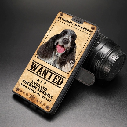 Heart Thief English Cocker Spaniel - Love Inspired Wallet Phone Case V2