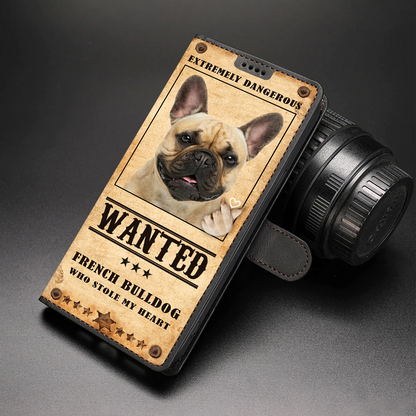 Heart Thief French Bulldog - Love Inspired Wallet Phone Case V1
