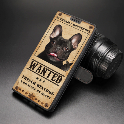 Heart Thief French Bulldog - Love Inspired Wallet Phone Case V2