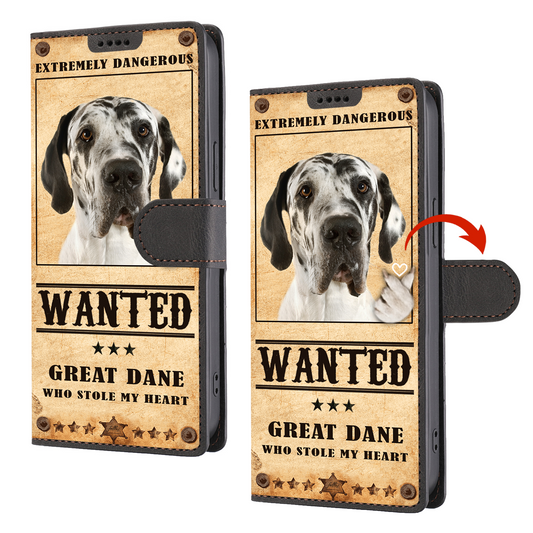 Heart Thief Great Dane - Love Inspired Wallet Phone Case V1
