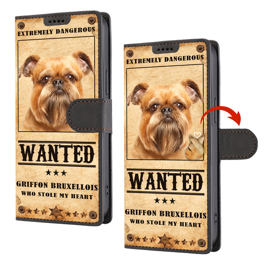 Heart Thief Griffon Bruxellois - Love Inspired Wallet Phone Case V1