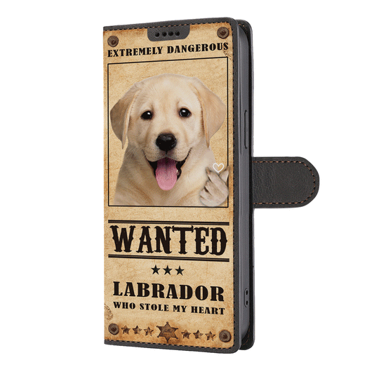 Herzdieb Labrador - Love Inspired Portemonnaie Handyhülle V1