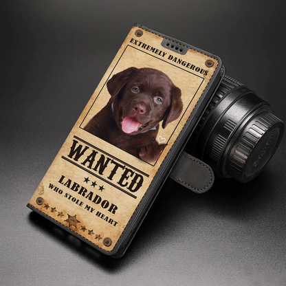 Heart Thief Labrador - Love Inspired Wallet Phone Case V2