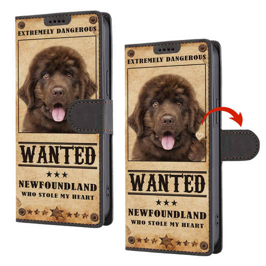 Heart Thief Newfoundland - Love Inspired Wallet Phone Case V1