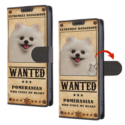 Heart Thief Pomeranian - Love Inspired Wallet Phone Case V2