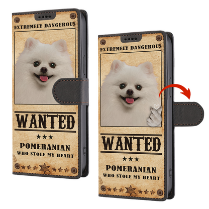 Heart Thief Pomeranian - Love Inspired Portemonnaie Handyhülle V2