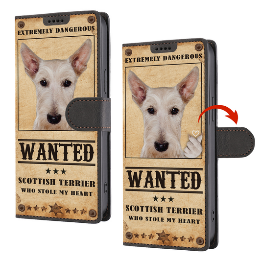 Heart Thief Scottish Terrier - Love Inspired Wallet Phone Case V1