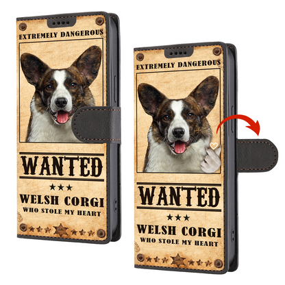 Heart Thief Welsh Corgi - Love Inspired Wallet Phone Case V1