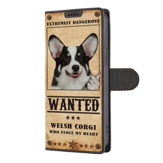 Heart Thief Welsh Corgi - Love Inspired Wallet Phone Case V2