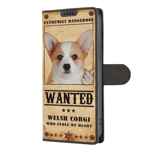 Heart Thief Welsh Corgi - Love Inspired Wallet Phone Case V3
