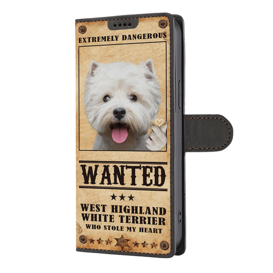 Herzdieb West Highland White Terrier - Love Inspired Portemonnaie Handyhülle V1