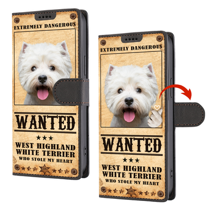 Heart Thief West Highland White Terrier - Love Inspired Wallet Phone Case V1